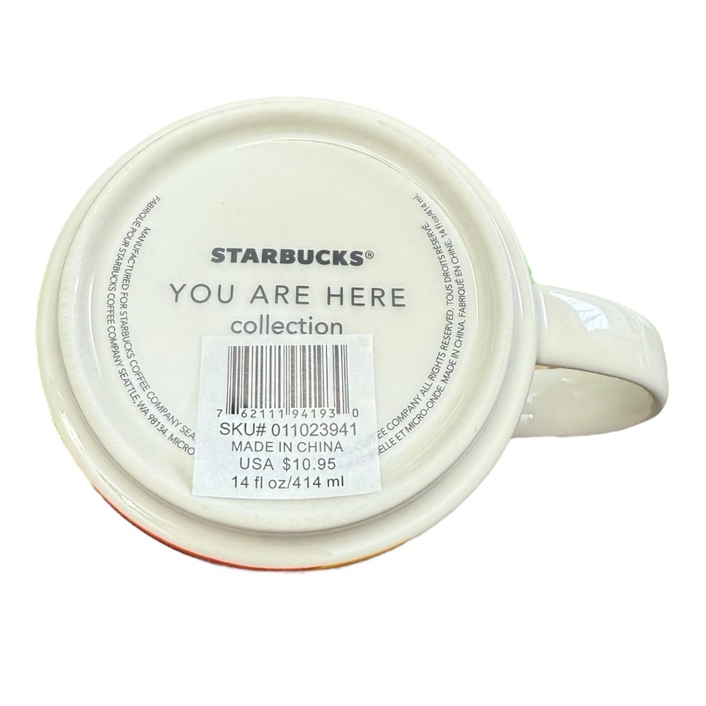 Starbucks 2013 Orlando Florida You Are Here YAH Coffee Mug Cup New in Box - Picture 6 of 6